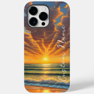 Honeymoon Sunset at a Beautiful Beach Case-Mate iPhone 14 Pro Max Case