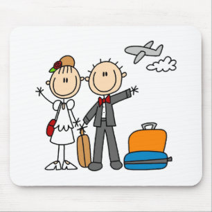 Honeymoon Time For The Bride And Groom Mousepad