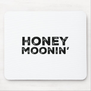 Honeymoon Vacation Couples Married Matching Honey Mouse Pad