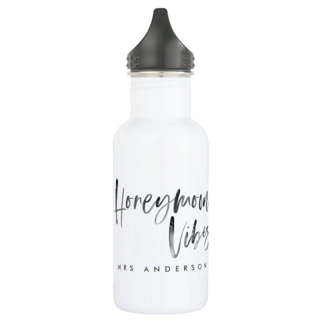 Honeymoon vibes 532 ml water bottle (Left)
