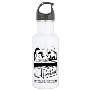 Honeymoon Wedding Night for Bride & Groom 532 Ml Water Bottle