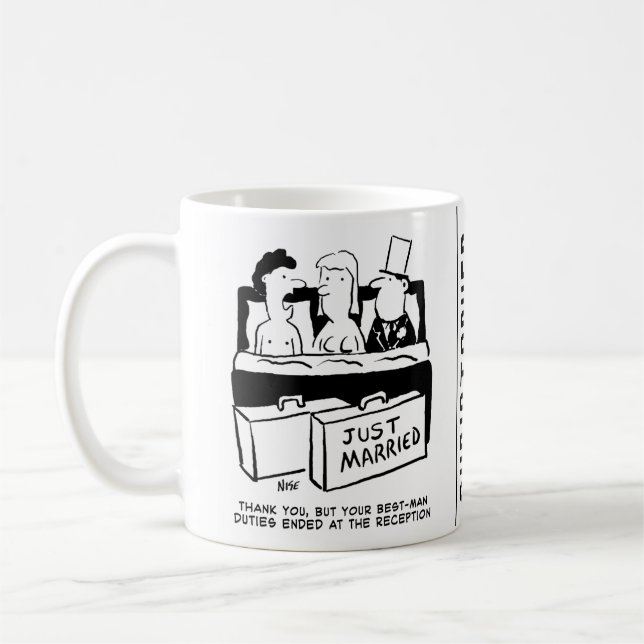 Honeymoon Wedding Night for Bride & Groom Coffee Mug (Left)
