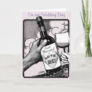 Honeymoon, wedding night, love me! Editable text Card