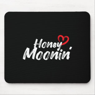 Honeymoonin - Bride Groom Couple Love Marriage Wed Mouse Pad