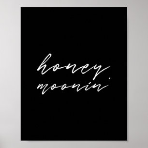 Honeymoonin Bride Groom Honeymoon Vacation Travel Poster