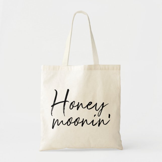Honeymoonin' honeymoon tote bag (Front)