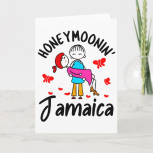 Honeymoonin' Shirt Honeymoon Couples Bride Groom J Card