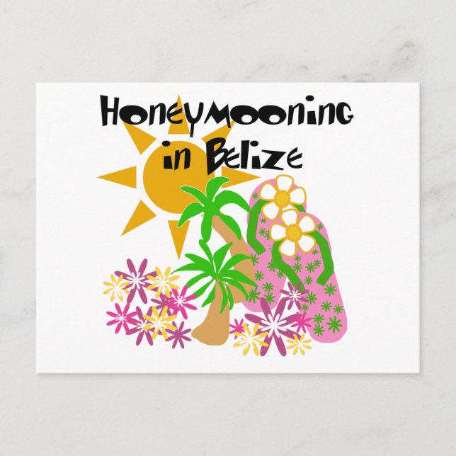 Honeymooning in Belise Postcard (Front)