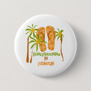 Honeymooning in Cancun Button