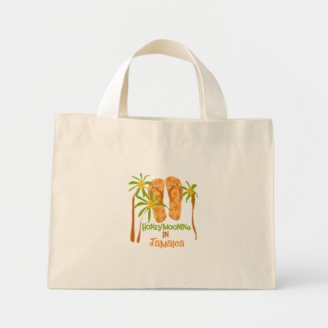 Honeymooning in Jamaica Mini Tote Bag (Front)