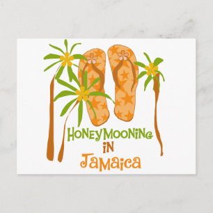 Honeymooning in Jamaica Postcard