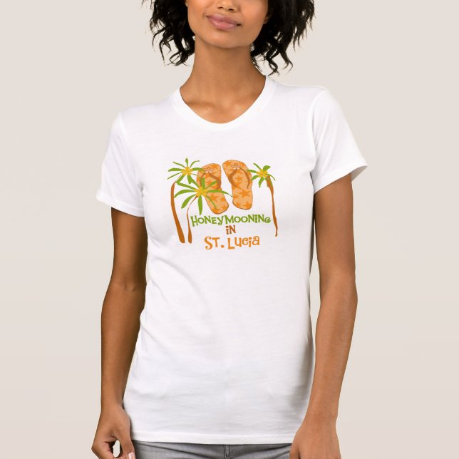 Honeymooning in St. Lucia T-Shirt (Front)