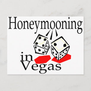Honeymooning In Vegas Postcard