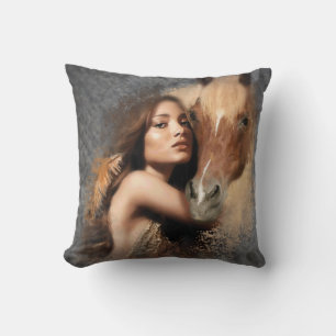 HoneyOnGrey - Throw Pillow