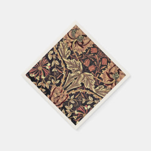 Honeysuckle, a William Morris design, Napkin
