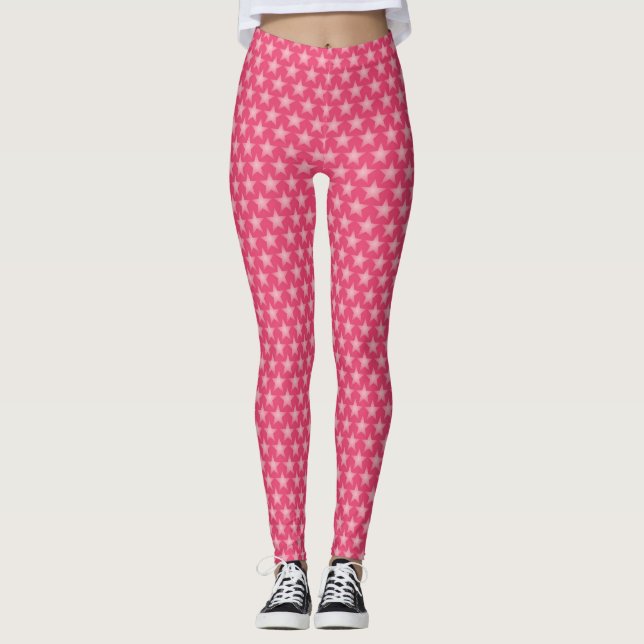 Honeysuckle background 2 leggings (Front)