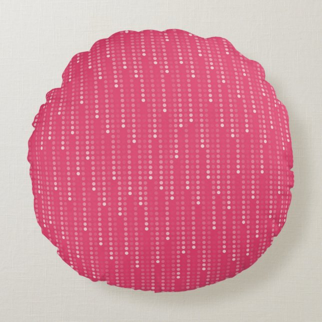 Honeysuckle background 2 round cushion (Front)