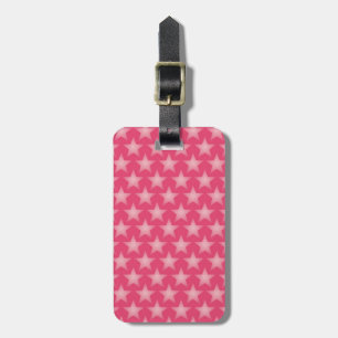 Honeysuckle background luggage tag