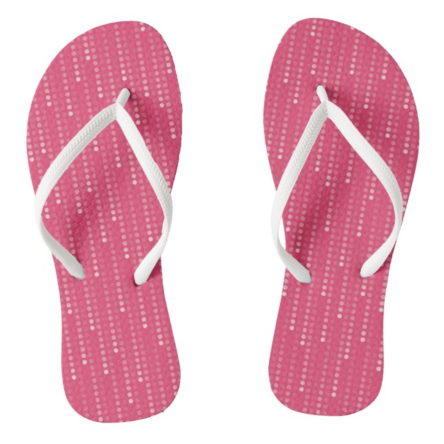 Honeysuckle background thongs (Footbed)