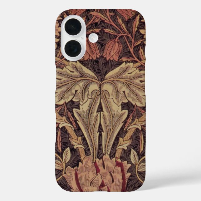 Honeysuckle by William Morris, Garden Flowers Art Case-Mate iPhone Case (Back)