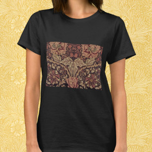 Honeysuckle by William Morris, Garden Flowers Art T-Shirt