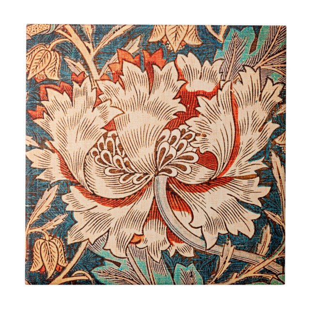 Honeysuckle Ceramic Tile (Front)