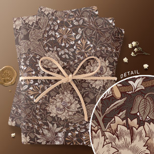 Honeysuckle Delight William Morris Larkspur Wrapping Paper Sheet