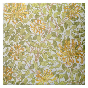 'Honeysuckle' design, 1883 Ceramic Tile