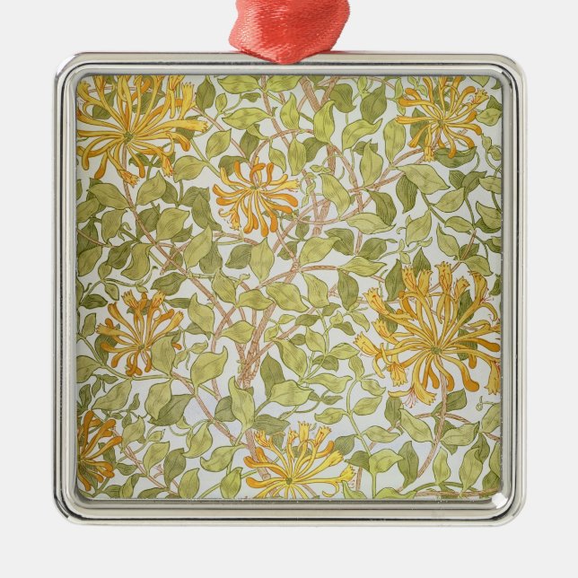 'Honeysuckle' design, 1883 Metal Tree Decoration (Front)