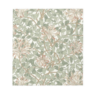 Honeysuckle Floral Wallpaper William Morris Notepad