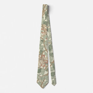 Honeysuckle Floral Wallpaper William Morris Tie