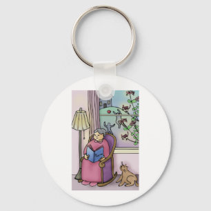Honeysuckle Key Ring
