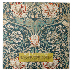 Honeysuckle Pattern - Design of William Morris  Ceramic Tile