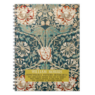 Honeysuckle Pattern - Design of William Morris  Notebook