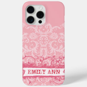 Honeysuckle Swirl Grunge iPhone Case