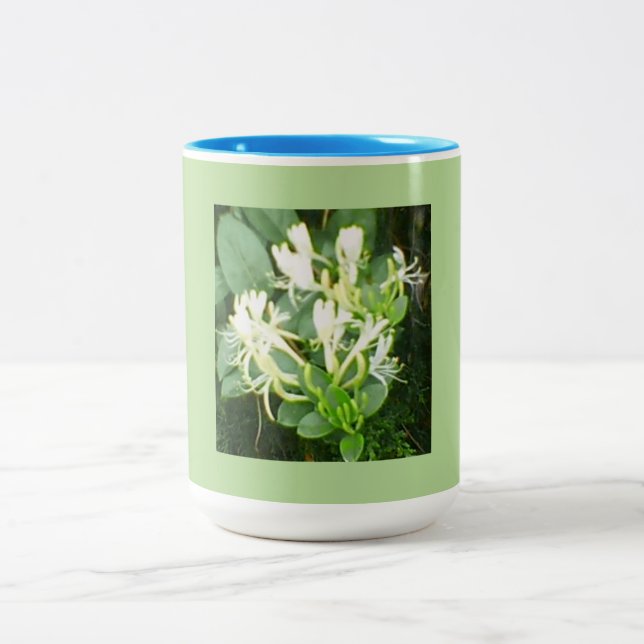 Honeysuckle Two-Tone Coffee Mug (Center)