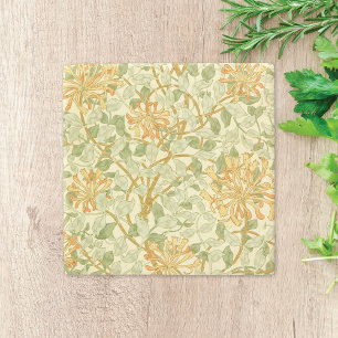 Honeysuckle Vines William Morris Stone Coaster