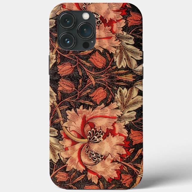 Honeysuckle Vintage Floral Pattern Case-Mate iPhone Case (Back)
