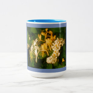 Honeysuckle Wild Rose Two-Tone Coffee Mug