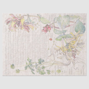Honeysuckle Wildflower Flowers Tissue Paper