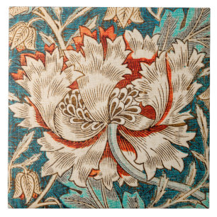 Honeysuckle, William Morris Ceramic Tile