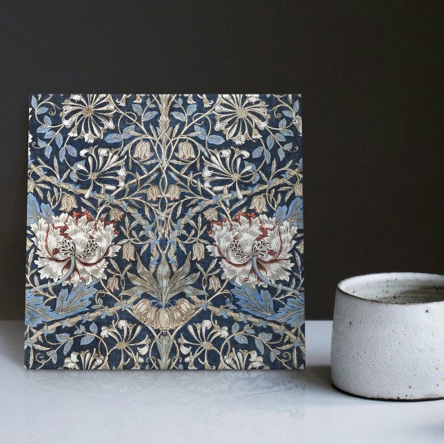 Honeysuckle William Morris Home Decor Ceramic Tile (Creator Uploaded)