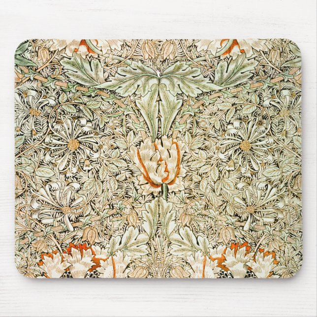 Honeysuckle, William Morris Mouse Pad (Front)