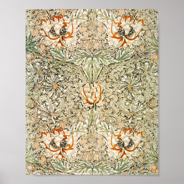 Honeysuckle, William Morris Poster (Front)