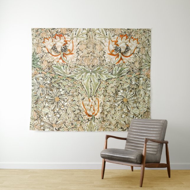 Honeysuckle, William Morris Tapestry (In Situ (Horizontal))