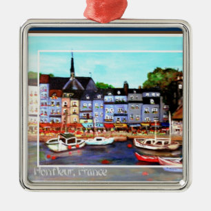 Honfleur, France Painting Ornament