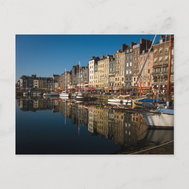 Honfleur Harbour Postcard (Front)