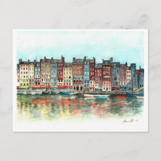 Honfleur Postcard