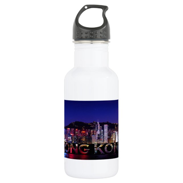 Hong Kong 532 Ml Water Bottle (Front)