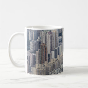 Hong Kong Apartment Building Pattern Coffee Mug